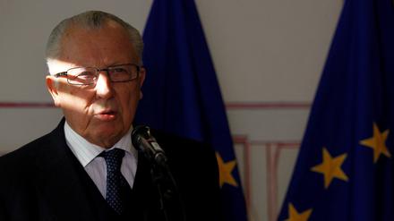 Former European Commission President Jacques Delors. (Archivbild)