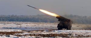 Die US-Hilfen beinhalten auch Munition für den Mehrfachraketenwerfer vom Typ Himars.
