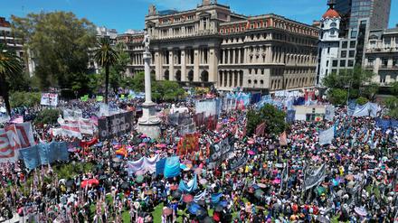 Proteste in Buenos Aires.