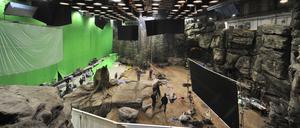 Wann wird hier wieder fürs Kino gedreht? Blick in eins der Ateliers bei Studio Babelsberg. 