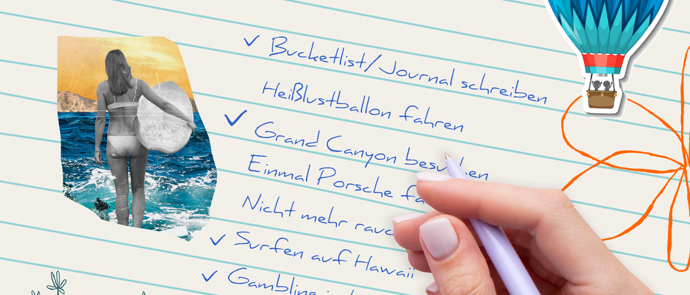 Eine Liste mit Lebenszielen gilt als Garant für ein intensives Dasein. Doch es spricht vieles dafür, ohne Pläne ins neue Jahr zu gehen.
