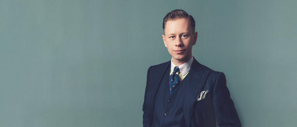 Marcel Wonnberger ist Maßkonfektionär aus Leidenschaft – und trägt auch privat nur klassische Herrenmode. 
