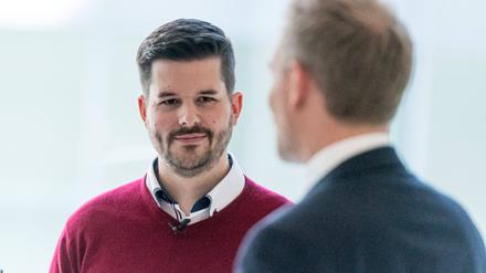 Matthias Nölke und FDP-Chef Christian Lindner.