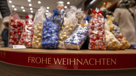 Schokolade war der Renner im Geschäft zwischen den Jahren.
