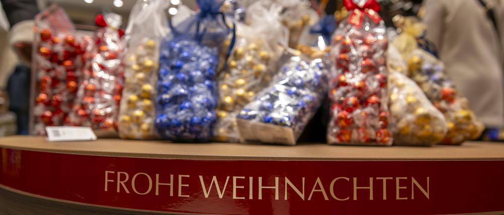 Schokolade war der Renner im Geschäft zwischen den Jahren.