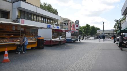 Der Mehringplatz in Berlin-Kreuzberg. (Archivbild)