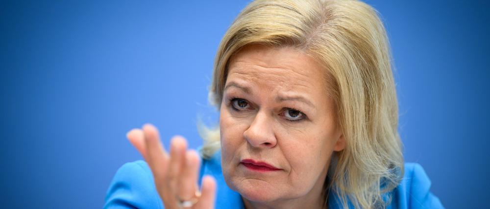 Nancy Faeser (SPD), Bundesministerin für Inneres und Heimat, Vorsitzende der Hessen-SPD