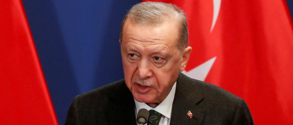 Der Präsident der Türkei: Recep Tayyip Erdogan.