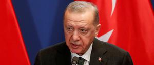 Der Präsident der Türkei: Recep Tayyip Erdogan.