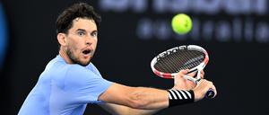 So in etwa guckte Dominic Thiem auch, als er die Schlange entdeckte.