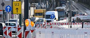 Dauerbaustelle Leipziger Dreieck.