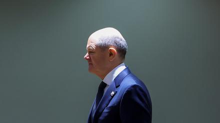 Bundeskanzler Olaf Scholz (SPD) 