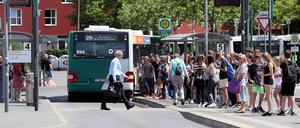 Die Busse des Verkehrsbetriebes sollen ab 2025 elektrisch angetrieben sein