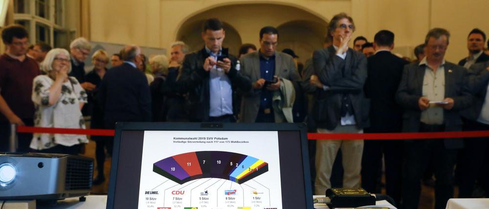 Wahlen in Potsdam, Europawahl, Kommunalwahl