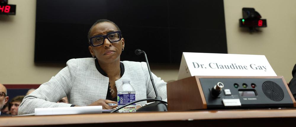 Claudine Gay, Präsidentin der Uni Harvard in den USA.