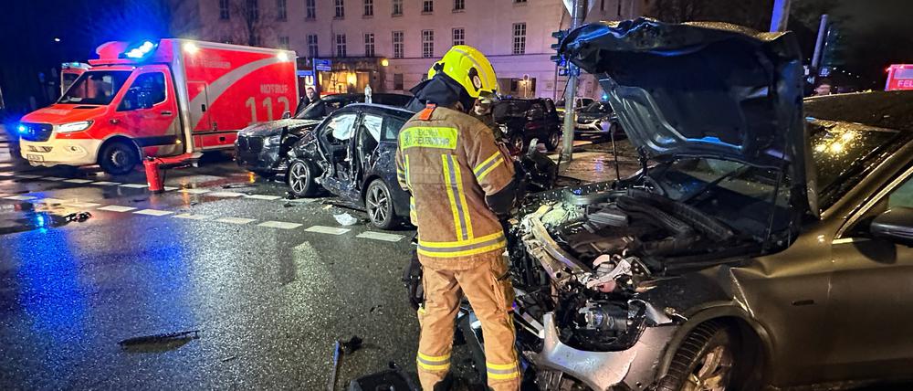 Der Unfallort am Fehrbelliner Platz.