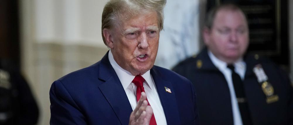 Will sich juristisch gegen die Entscheidung vom US-Bundesstaat Maine wehren: Donald Trump.