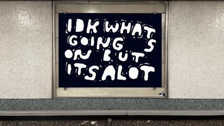 Stefan Marx, 16 Hintergleisflächen, im U-Bahnhof Hansaplatz.