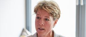 Christina Block, Unternehmerin, aufgenommen bei einem Pressegespräch. 