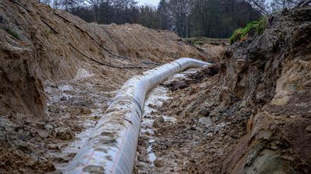 1Eine Anbindungspipeline für das LNG-Terminal in Wilhelmshaven (Symbolbild).