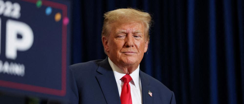 Der frühere US-Präsident Donald Trump.