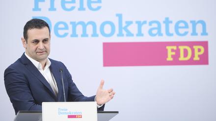 FDP-Generalsekretär Bijan Djir-Sarai bei einem Termin im vergangenen Jahr.