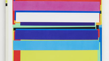 Joachim Grommeks Bild „o.T. #257 (copy/remix von #152, 2011)“ entstand im vergangenen Jahr.