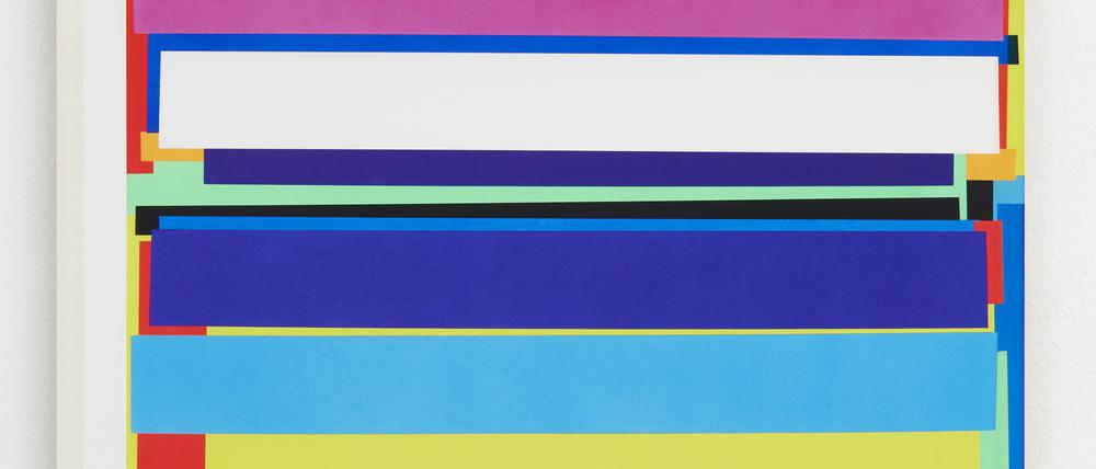 Joachim Grommeks Bild „o.T. #257 (copy/remix von #152, 2011)“ entstand im vergangenen Jahr.