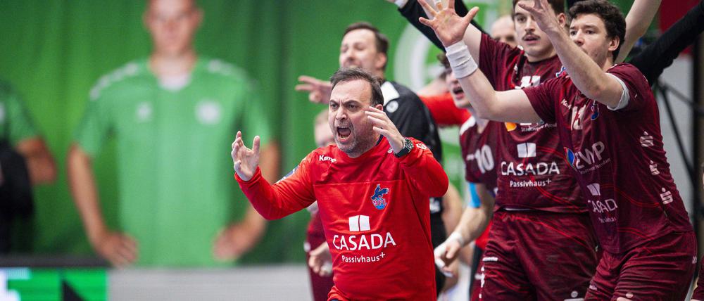 Bob Hanning (li.) ist Trainer des 1. VfL Potsdam und Geschäftsführer der Füchse Berlin.