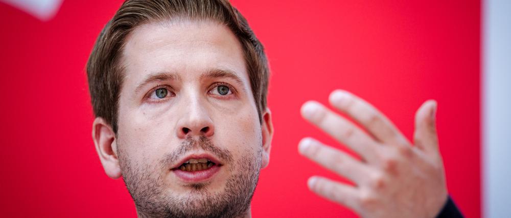 Kevin Kühnert, SPD-Generalsekretär, am 04.07.2022.