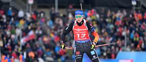 Franziska Preuß musste sich nur knapp geschlagen geben.