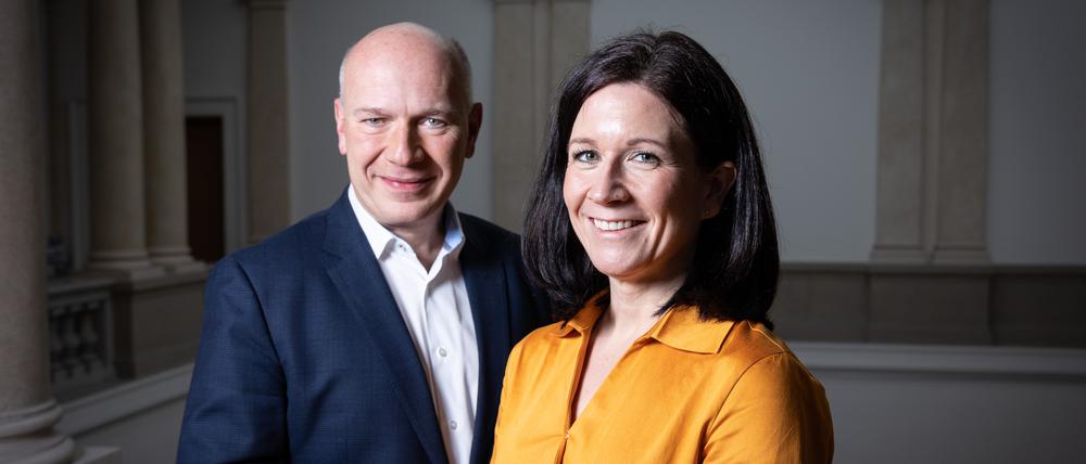 Kai Wegner und Katharina Günther-Wünsch (beide CDU)