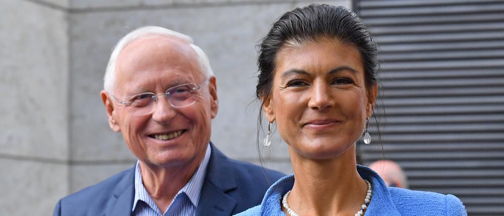 Polit-Paar: Oskar Lafontaine und Sahra Wagenknecht (Archivbild aus dem Jahr 2021).