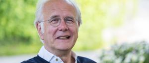 Der deutsche Schauspieler, Kabarettist, Kolumnist, Entertainer, Schriftsteller und Fernsehmoderator, Harald Schmidt anlässlich eines Interview mit der APA, am 22. Mai 2023, in der Steudltenn in Uderns.