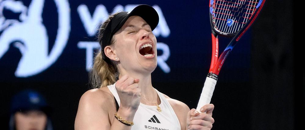 Angelique Kerber gewann das erste Match nach ihrem Comeback.
