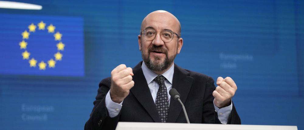 EU-Ratspräsident Charles Michel will bei der anstehenden Europawahl im Juni antreten.