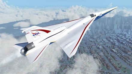  X-59 Quiet SuperSonic-Jet (Konzept).