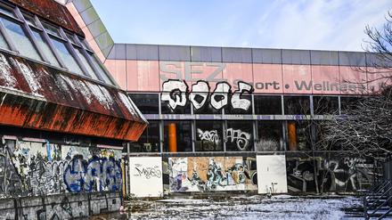 Das Sport- und Erholungszentrum (SEZ) an der Landsberger Allee. 