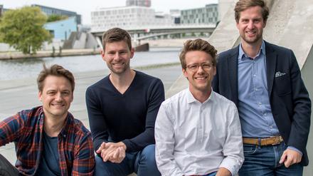 Die vier Berliner Finlium-Gründer.
