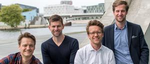 Die vier Berliner Finlium-Gründer.