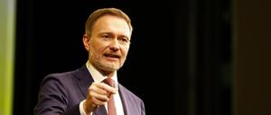 Der Bundesfinanzminister: Christian Lindner (FDP).