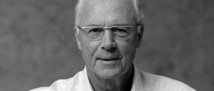 Der Ehrenpräsident des FC Bayern, Franz Beckenbauer, aufgenommen vor der Sendung «Blickpunkt Sport extra». Franz Beckenbauer ist tot. 