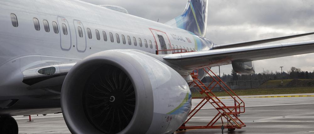 Die Boeing wird von der National Transportation Safety Board (NTSB) in Portland, Oregon untersucht. 