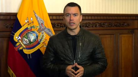 Ecuadors Präsident Daniel Noboa. 