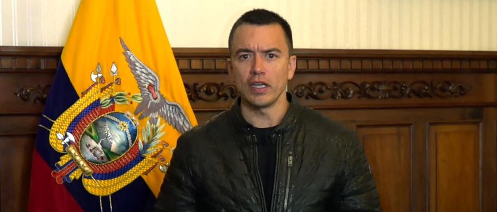 Ecuadors Präsident Daniel Noboa.