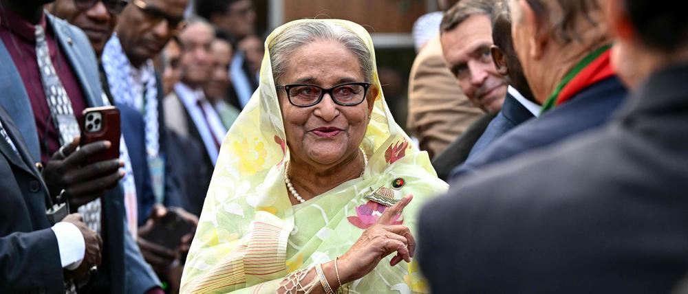 Bangladeschs Ministerpräsidentin Sheikh Hasina.
