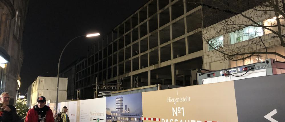 Für dieses Signa-Bauprojekt sieht es möglicherweise düster aus: das „P1“ in der Passauer Straße.