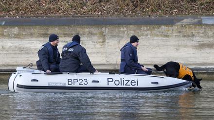 Leichenspürhunde suchen in Nürnberg nach einer vermissten Schwangeren.