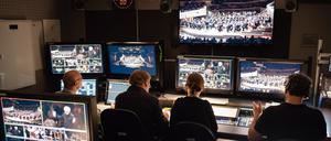 Tonstudio der Digital Concert Hall in der Berliner Philharmonie