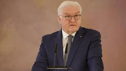 Bundespräsident Frank-Walter Steinmeier im Schloss Bellevue